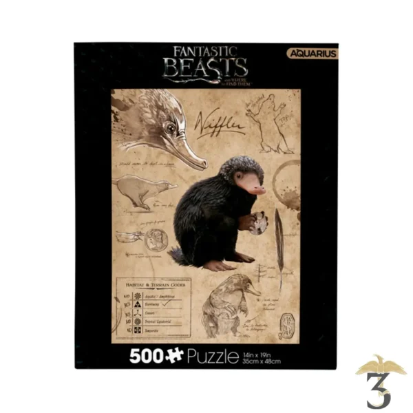 Puzzle niffleur 500pcs - Les Trois Reliques, magasin Harry Potter - Photo N°1