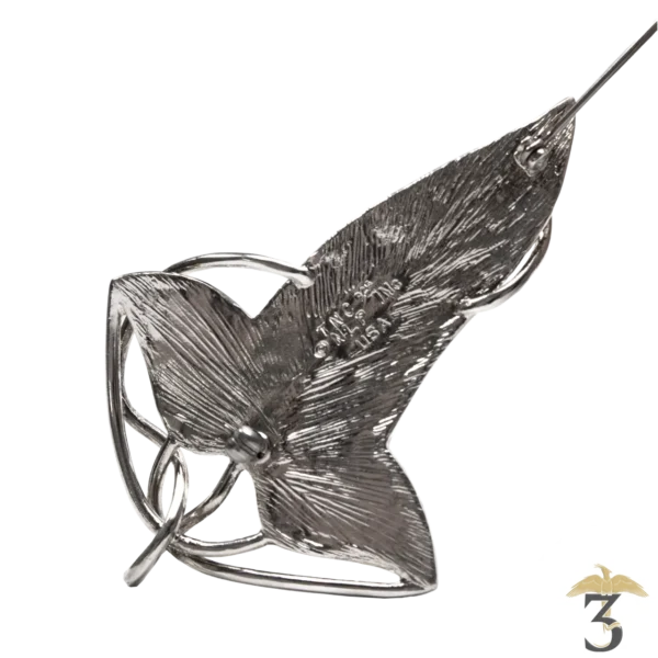 Réplique broche feuille de la lorien argent 925ème – seigneur des anneaux - Les Trois Reliques, magasin Harry Potter - Photo N°2