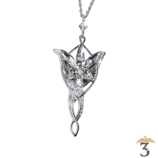 Réplique pendentif etoile du soir arwen argent 925eme cristaux – seigneur des anneaux - Les Trois Reliques, magasin Harry Potter - Photo N°1