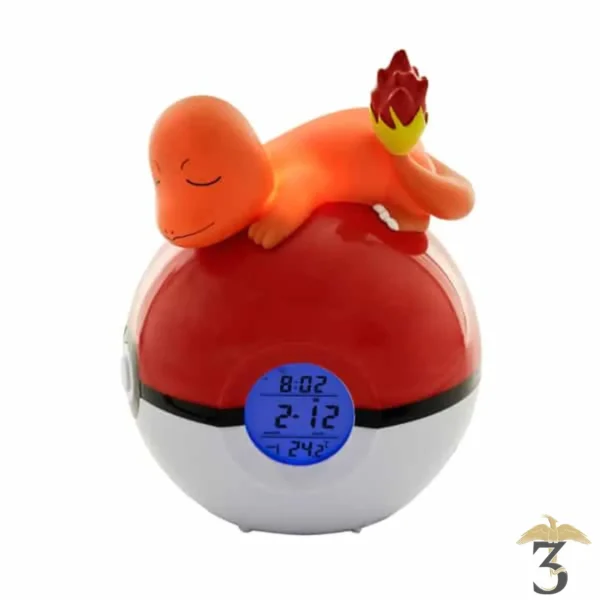 Reveil lumineux salameche – pokemon - Les Trois Reliques, magasin Harry Potter - Photo N°1