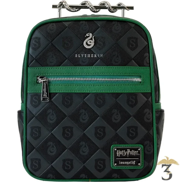 Sac a dos loungefly slytherin metal - Les Trois Reliques, magasin Harry Potter - Photo N°1