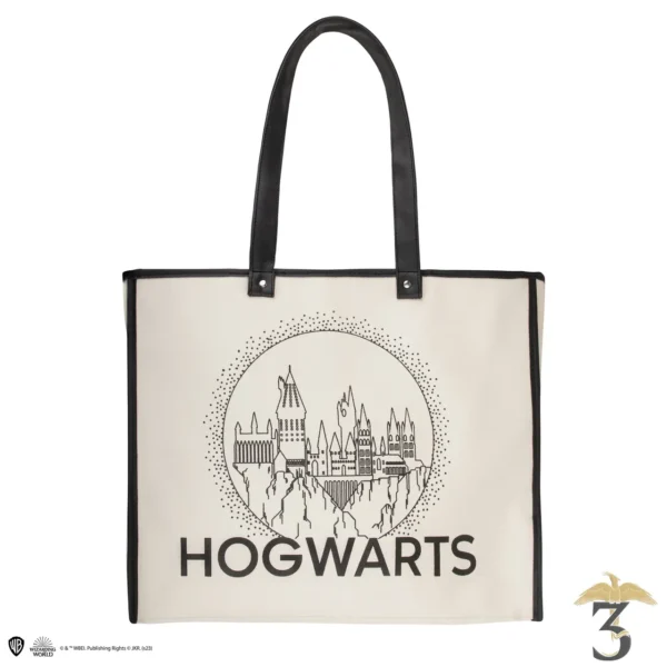 Sac cabas chateau de poudlard – harry potter - Les Trois Reliques, magasin Harry Potter - Photo N°1