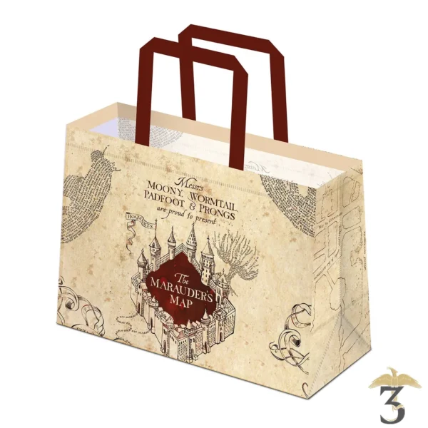 Sac de shopping carte du maraudeur - Les Trois Reliques, magasin Harry Potter - Photo N°1