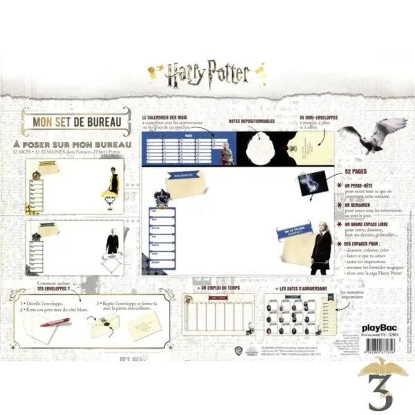 Set de bureau harry potter - Les Trois Reliques, magasin Harry Potter - Photo N°2