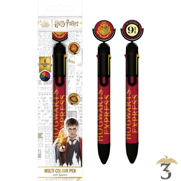 Stylo multicolore 9 3/4 - Les Trois Reliques, magasin Harry Potter - Photo N°1