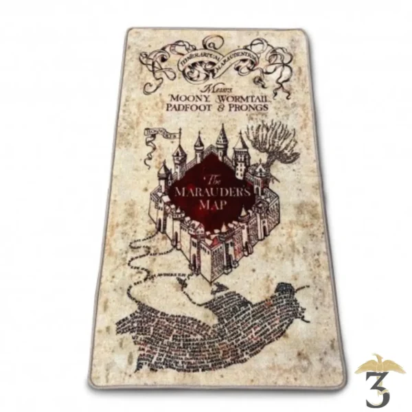 Tapis carte du maraudeur 76×113 - Les Trois Reliques, magasin Harry Potter - Photo N°1