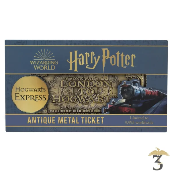 Ticket poudlard express édition limité plaqué argent - Les Trois Reliques, magasin Harry Potter - Photo N°4