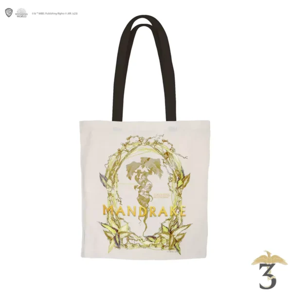 Tote bag mandragore - Les Trois Reliques, magasin Harry Potter - Photo N°1