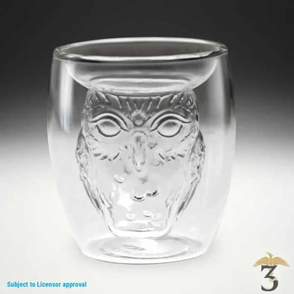 Verre hedwige 3d collector - Les Trois Reliques, magasin Harry Potter - Photo N°1